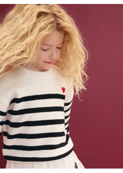 Reserved - Sweter w paski - wielobarwny ze sklepu Reserved w kategorii Swetry dziewczęce - zdjęcie 186816229