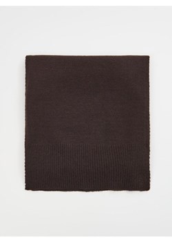 Sinsay - Brązowy szalik basic - brązowy ze sklepu Sinsay w kategorii Szaliki i chusty damskie - zdjęcie 186817829