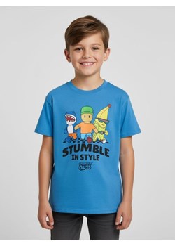 Sinsay - Koszulka Stumble Guys - niebieski - id: 214FC-95X - marki Sinsay - 186817836 Sinsay - Koszulka Stumble Guys - niebieski ze sklepu Sinsay w kategorii T-shirty chłopięce - zdjęcie 186817836