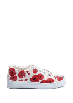 Streetfly Sneakersy w kolorze biało-czerwonym ze wzorem ze sklepu Limango Polska w kategorii Trampki damskie - zdjęcie 186820968