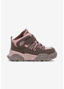 Różowe Ocieplone Botki Sportowe Stylizowane na Sneakersy Mevinadea ze sklepu born2be.pl w kategorii Buty zimowe dziecięce - zdjęcie 186821617