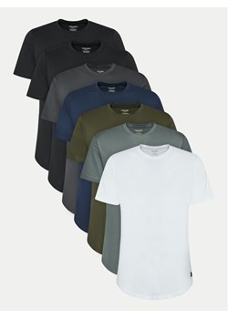 Jack & Jones Komplet t-shirtów Noa 12195439 Kolorowy Long Line Fit ze sklepu MODIVO w kategorii T-shirty męskie - zdjęcie 186821796