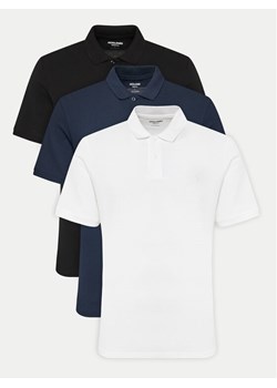 Jack & Jones Komplet koszulek polo Basic 12277753 Kolorowy Slim Fit ze sklepu MODIVO w kategorii T-shirty męskie - zdjęcie 186821797