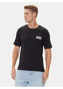 Jack & Jones Komplet t-shirtów Corp Logo 12191762 Czarny Slim Fit ze sklepu MODIVO w kategorii T-shirty męskie - zdjęcie 186822098