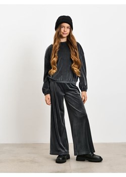 Sinsay - Bluza wykończona gumką - szary - id: 610FV-86X - marki Sinsay - 186825749 Sinsay - Bluza wykończona gumką - szary ze sklepu Sinsay w kategorii Bluzy dziewczęce - zdjęcie 186825749