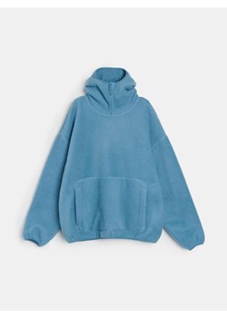 Sinsay - Bluza pullover z kapturem - niebieski ze sklepu Sinsay w kategorii Bluzy męskie - zdjęcie 186825775