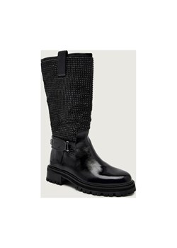 Kurt Geiger Skórzane oficerki 225-KURT - id: KG255W000142001 - marki Kurt Geiger - 186825858 Kurt Geiger Skórzane oficerki 225-KURT ze sklepu Gomez Fashion Store w kategorii Kozaki damskie - zdjęcie 186825858