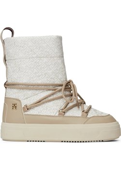 Tommy Hilfiger Śniegowce LACE-UP MONOGRAM SNOWBOOT ze sklepu Gomez Fashion Store w kategorii Śniegowce damskie - zdjęcie 186826079