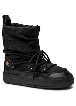 Tommy Hilfiger Śniegowce LACE-UP MONOGRAM SNOWBOOT ze sklepu Gomez Fashion Store w kategorii Śniegowce damskie - zdjęcie 186826085