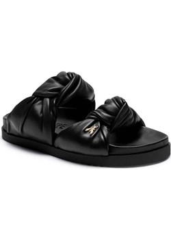 Patrizia Pepe Skórzane klapki - id: PK251W000102049 - marki Patrizia Pepe - 186826115 Patrizia Pepe Skórzane klapki ze sklepu Gomez Fashion Store w kategorii Klapki damskie - zdjęcie 186826115