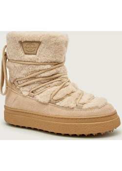 Gant Wełniane śniegowce Snowhill | shearling | zamsz - id: GA255W000007025 - marki Gant - 186826169 Gant Wełniane śniegowce Snowhill | shearling | zamsz ze sklepu Gomez Fashion Store w kategorii Śniegowce damskie - zdjęcie 186826169