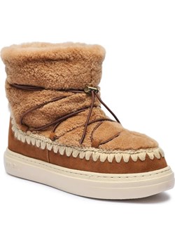 MOU Skórzane śniegowce Eskimo | z dodatkiem wełny ze sklepu Gomez Fashion Store w kategorii Śniegowce damskie - zdjęcie 186826188