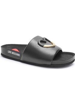 Love Moschino Skórzane klapki ze sklepu Gomez Fashion Store w kategorii Klapki damskie - zdjęcie 186826189