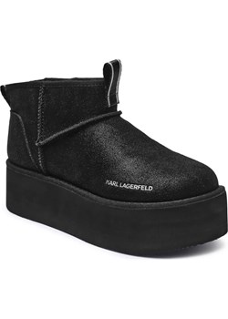 Karl Lagerfeld Skórzane śniegowce THERMO - id: KL245W000030C27 - marki Karl Lagerfeld - 186826276 Karl Lagerfeld Skórzane śniegowce THERMO ze sklepu Gomez Fashion Store w kategorii Śniegowce damskie - zdjęcie 186826276