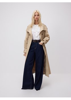 Reserved - Jeansy wide leg - granatowy ze sklepu Reserved w kategorii Jeansy damskie - zdjęcie 187042077