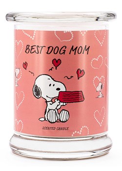 Peanuts Świeca zapachowa &quot;&apos;Peanuts Best Dog Mom&apos;&apos; - 250 g ze sklepu Limango Polska w kategorii Świece i dyfuzory - zdjęcie 187043056