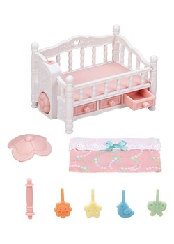 Sylvanian Families Akcesoria dla lalek &quot;Baby cot with mobile&quot; - 3+ ze sklepu Limango Polska w kategorii Zabawki - zdjęcie 187043069