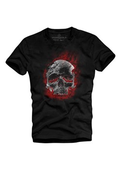 T-shirt męski UNDERWORLD Skull in fire ze sklepu morillo w kategorii T-shirty męskie - zdjęcie 187044886