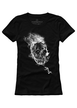 T-shirt damski UNDERWORLD Smoke Skull ze sklepu morillo w kategorii Bluzki damskie - zdjęcie 187045036