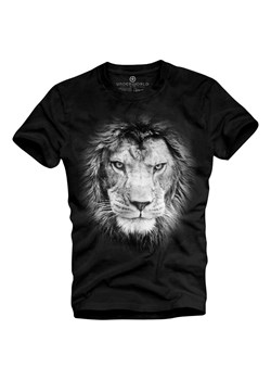 T-shirt męski UNDERWORLD Lion ze sklepu morillo w kategorii T-shirty męskie - zdjęcie 187045205