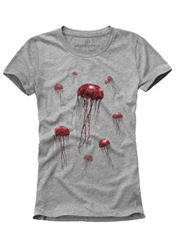 T-shirt damski UNDERWORLD Jellyfish szary ze sklepu morillo w kategorii Bluzki damskie - zdjęcie 187045469