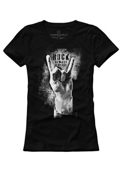 T-shirt damski UNDERWORLD Rock always in my soul ze sklepu morillo w kategorii Bluzki damskie - zdjęcie 187046088