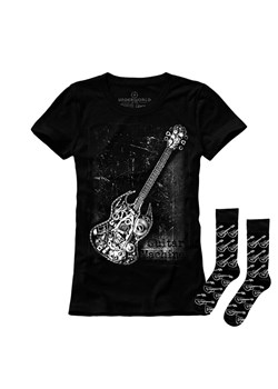 Zestaw damska koszulka i skarpety Underworld Guitar machine - id: 17447 - marki Underworld - 187046769 Zestaw damska koszulka i skarpety Underworld Guitar machine ze sklepu morillo w kategorii Bluzki damskie - zdjęcie 187046769