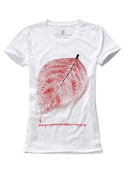 T-shirt damski UNDERWORLD Leaf biały - id: 395 - marki Underworld - 187047677 T-shirt damski UNDERWORLD Leaf biały ze sklepu morillo w kategorii Bluzki damskie - zdjęcie 187047677