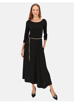 Czarna dzianinowa sukienka maxi L'AF Brenda ze sklepu Eye For Fashion w kategorii Sukienki - zdjęcie 187048077