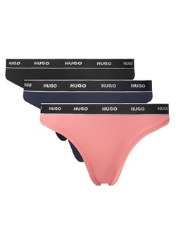 HUGO Komplet stringów Triplet Thong Stripe 50545680 Kolorowy - id: 0000305205520 - marki Hugo Boss - 187051988 HUGO Komplet stringów Triplet Thong Stripe 50545680 Kolorowy ze sklepu MODIVO w kategorii Majtki damskie - zdjęcie 187051988