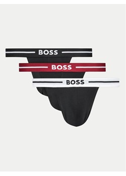 BOSS Komplet slipów Jock Strap 50517823 Czarny ze sklepu MODIVO w kategorii Majtki męskie - zdjęcie 187052049