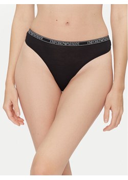 Emporio Armani Underwear Komplet stringów EW000402 AF10889 MC005 Czarny ze sklepu MODIVO w kategorii Majtki damskie - zdjęcie 187052066