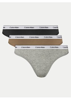 Calvin Klein Underwear Komplet stringów 000QD5209E Kolorowy ze sklepu MODIVO w kategorii Majtki damskie - zdjęcie 187052408