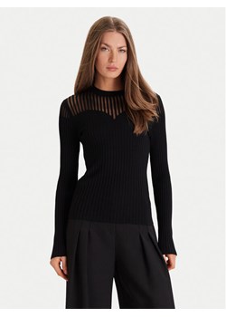 Morgan Sweter 252-MAMDO Czarny Slim Fit ze sklepu MODIVO w kategorii Swetry damskie - zdjęcie 187052428
