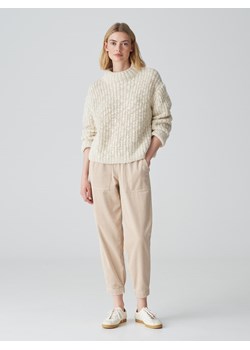 OPUS Sweter w kolorze beżowym ze sklepu Limango Polska w kategorii Swetry damskie - zdjęcie 187056928