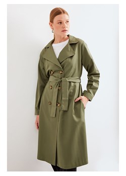 Happiness Istanbul Trencz w kolorze khaki ze sklepu Limango Polska w kategorii Płaszcze damskie - zdjęcie 187056998