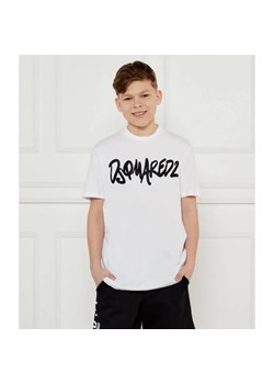Dsquared2 T-shirt | Regular Fit ze sklepu Gomez Fashion Store w kategorii Bluzki dziewczęce - zdjęcie 187057628