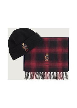POLO RALPH LAUREN Wełniany szal + czapka ze sklepu Gomez Fashion Store w kategorii Czapki zimowe męskie - zdjęcie 187057728