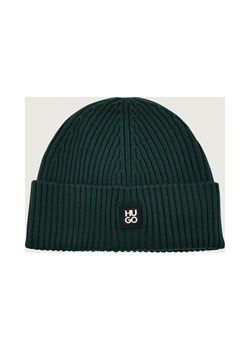 HUGO Wełniana czapka Xola_Metal - id: BU255M000165385 - marki Hugo Boss - 187057845 HUGO Wełniana czapka Xola_Metal ze sklepu Gomez Fashion Store w kategorii Czapki zimowe męskie - zdjęcie 187057845