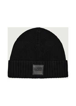 BOSS BLACK Wełniana czapka Flavio - id: BB245M000239001 - marki BOSS HUGO BOSS - 187057905 BOSS BLACK Wełniana czapka Flavio ze sklepu Gomez Fashion Store w kategorii Czapki zimowe męskie - zdjęcie 187057905