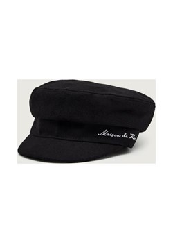 Karl Lagerfeld Wełniany kaszkiet K/sketch Baker Boy - id: KL255W000171087 - marki Karl Lagerfeld - 187057975 Karl Lagerfeld Wełniany kaszkiet K/sketch Baker Boy ze sklepu Gomez Fashion Store w kategorii Czapki z daszkiem damskie - zdjęcie 187057975