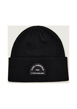 Karl Lagerfeld Czapka k/rsg | z dodatkiem wełny - id: KL255W000172087 - marki Karl Lagerfeld - 187057976 Karl Lagerfeld Czapka k/rsg | z dodatkiem wełny ze sklepu Gomez Fashion Store w kategorii Czapki zimowe damskie - zdjęcie 187057976