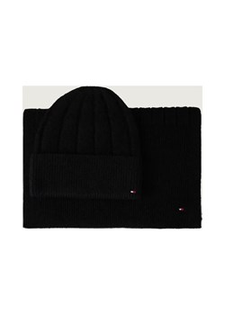 Tommy Hilfiger Szal + czapka | z dodatkiem wełny ze sklepu Gomez Fashion Store w kategorii Czapki zimowe damskie - zdjęcie 187058005