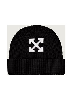 OFF-WHITE Wełniana czapka ARROW - id: OF255M000031006 - marki Off-White - 187058026 OFF-WHITE Wełniana czapka ARROW ze sklepu Gomez Fashion Store w kategorii Czapki zimowe męskie - zdjęcie 187058026