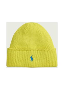 POLO RALPH LAUREN Wełniana czapka - id: PR255W00000671N - marki Polo Ralph Lauren - 187058029 POLO RALPH LAUREN Wełniana czapka ze sklepu Gomez Fashion Store w kategorii Czapki zimowe damskie - zdjęcie 187058029