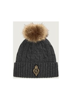 LAUREN RALPH LAUREN Czapka Crest-Patch | z dodatkiem wełny ze sklepu Gomez Fashion Store w kategorii Czapki zimowe damskie - zdjęcie 187058079