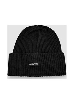 Pinko Czapka BOSNIA | z dodatkiem wełny i kaszmiru - id: PI255W000008099 - marki Pinko - 187058178 Pinko Czapka BOSNIA | z dodatkiem wełny i kaszmiru ze sklepu Gomez Fashion Store w kategorii Czapki zimowe damskie - zdjęcie 187058178