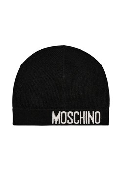 Moschino Czapka | z dodatkiem wełny i kaszmiru - id: MO255W000013116 - marki Moschino - 187058186 Moschino Czapka | z dodatkiem wełny i kaszmiru ze sklepu Gomez Fashion Store w kategorii Czapki zimowe damskie - zdjęcie 187058186
