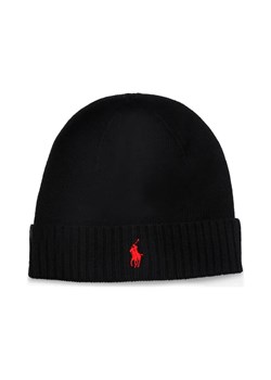 POLO RALPH LAUREN Wełniana czapka - id: PR225M000229B74 - marki Polo Ralph Lauren - 187058245 POLO RALPH LAUREN Wełniana czapka ze sklepu Gomez Fashion Store w kategorii Czapki zimowe męskie - zdjęcie 187058245