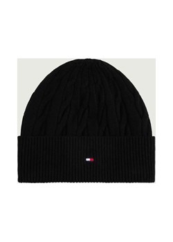 Tommy Hilfiger Wełniana czapka FLAG - id: TH255M000068D12 - marki Tommy Hilfiger - 187058317 Tommy Hilfiger Wełniana czapka FLAG ze sklepu Gomez Fashion Store w kategorii Czapki zimowe męskie - zdjęcie 187058317